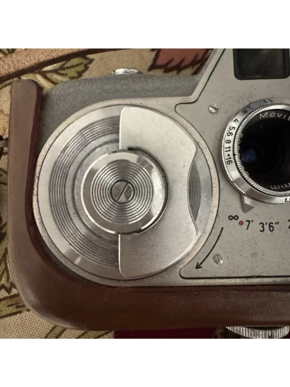 VTG Zeiss Ikon Movikon 8 8mm Film Movie Camera Movitar 10mm f/1.9 Germany 1952